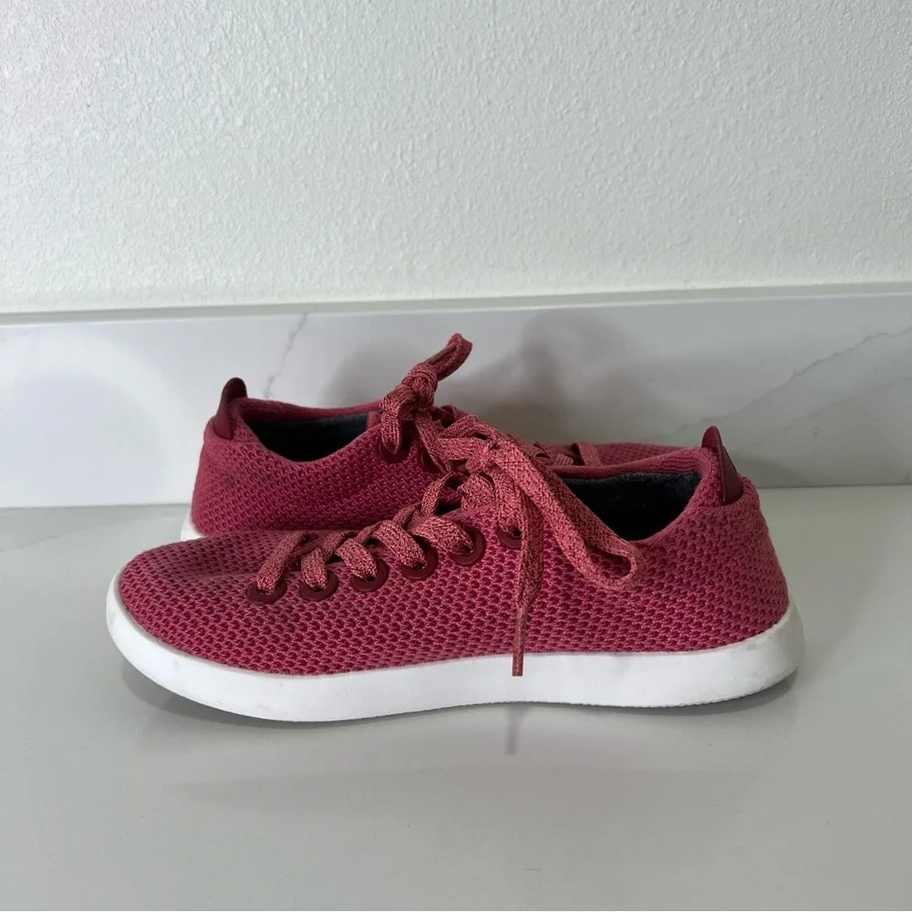 Allbirds Womens Tree Piper Sneakers Lux Pink Lightweight Washable Shoes Size 7 - Picture 7 of 16